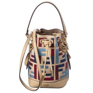 Fendi Mon Tresor Mini Canvas Bucket Bag